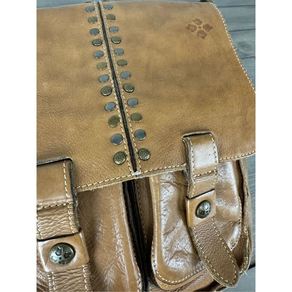 Patricia Nash Armeno 100% Italian Leather Washed Vintage Collection Messenger - Picture 3 of 11